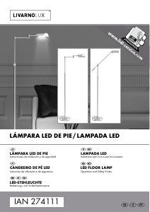 Manual de uso LivarnoLux IAN 274111 Lámpara