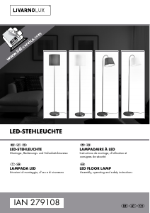Manual LivarnoLux IAN 279108 Lamp
