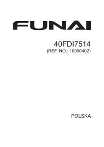 Instrukcja Funai 40FDI7514 Telewizor LED