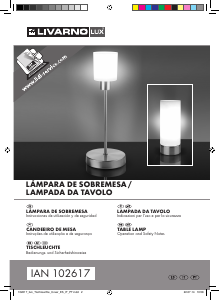 Handleiding LivarnoLux IAN 102617 Lamp