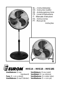 Manual de uso Eurom HVF14 Ventilador