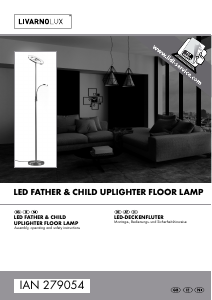 Manual LivarnoLux IAN 279054 Lamp