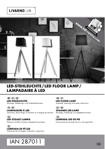 Handleiding LivarnoLux IAN 287011 Lamp