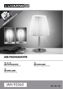 Manual LivarnoLux IAN 93365 Lamp