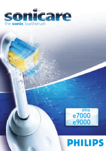 Manual Philips HX7351 Sonicare Elite Escova de dentes elétrica