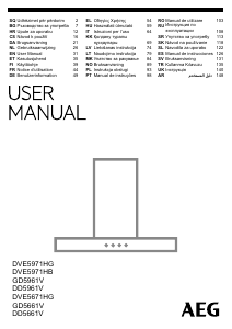 Manual de uso AEG DVE5971HG Campana extractora