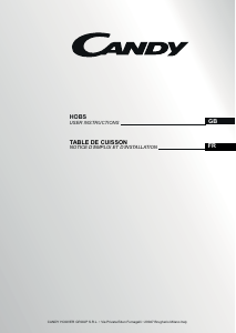Bedienungsanleitung Candy CHK63CC Kochfeld
