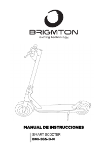 Manual de uso Brigmton BMI-365-B Patinete eléctrico