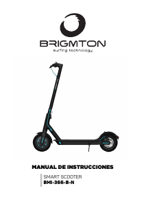 Manual de uso Brigmton BMI-366-B Patinete eléctrico