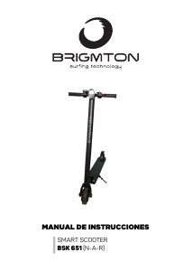 Manual de uso Brigmton BSK-651-A Patinete eléctrico
