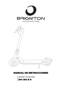 Manual de uso Brigmton BMI-365-N Patinete eléctrico