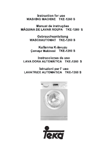 Manual Teka TKE 1260 S Máquina de lavar roupa