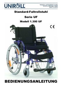 Bedienungsanleitung Uniroll 1.300 UF Rollstuhl