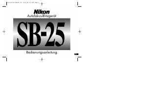 Bedienungsanleitung Nikon SB-25 Blitz