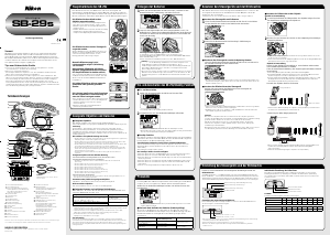 Bedienungsanleitung Nikon SB-29s Blitz