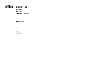 Manual Braun PV 2002 Combi-Jet Iron