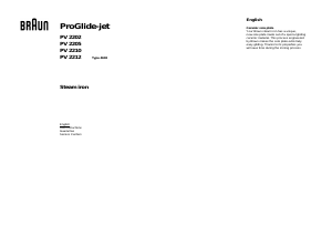 Manual Braun PV 2202 ProGlide-Jet Iron