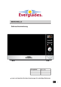 Bedienungsanleitung Everglades EV 270 Mikrowelle