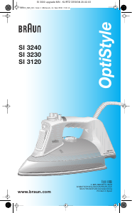 Посібник Braun SI 3240 OptiStyle Праска