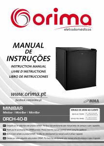 كتيب ثلاجة كهربائية ORCH 40 B Orima