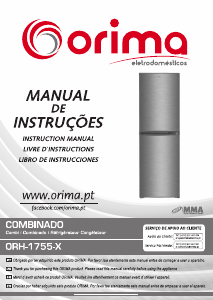 Manual Orima ORH 1755 X Frigorífico combinado