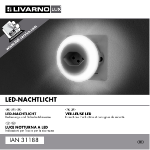 Bedienungsanleitung LivarnoLux IAN 31188 Nachtlicht