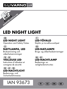 Manual LivarnoLux IAN 93673 Night Light