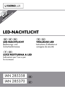 Manuale LivarnoLux IAN 285358 Luce notturna