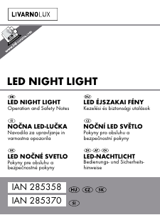 Handleiding LivarnoLux IAN 285370 Nachtlampje