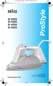 Manual de uso Braun SI 8590 ProStyle Plancha