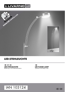 Manual LivarnoLux IAN 103124 Lamp