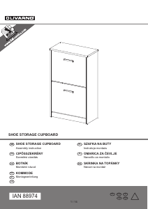 Mode d’emploi Livarno IAN 88974 Armoire à chaussures