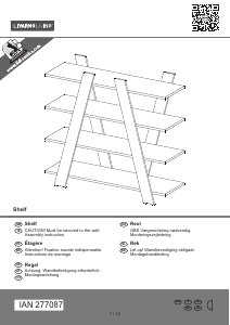 Hướng dẫn sử dụng Livarno IAN 277087 Kệ