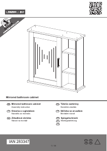 Manuál Livarno IAN 283347 Zrcadlová skříňka