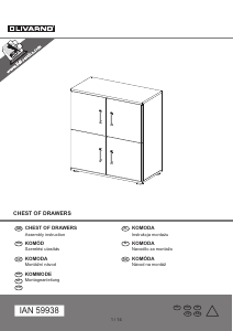 Manuale Livarno IAN 59938 Cassettiera