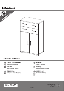 Hướng dẫn sử dụng Livarno IAN 88975 Tủ ngăn kéo