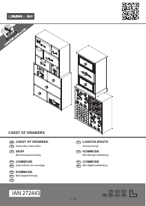 Руководство Livarno IAN 272443 Комод