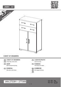 Посібник Livarno IAN 275391 Комод