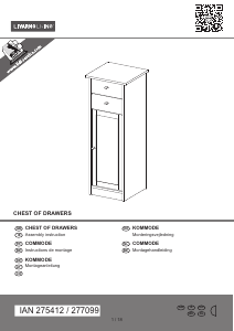 Hướng dẫn sử dụng Livarno IAN 277099 Tủ ngăn kéo