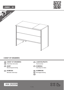 说明书 Livarno IAN 282008 梳妆台