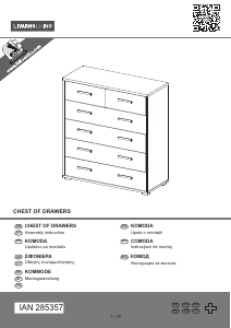 Hướng dẫn sử dụng Livarno IAN 285357 Tủ ngăn kéo