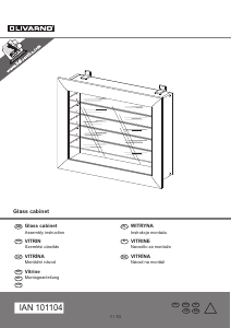 Priročnik Livarno IAN 101104 Vitrina