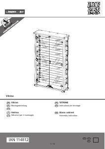 Manual Livarno IAN 114812 Vitrina