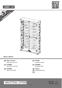 Hướng dẫn sử dụng Livarno IAN 277533 Tủ trưng bày