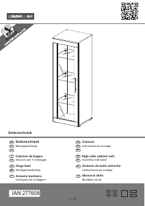 Priročnik Livarno IAN 277608 Vitrina