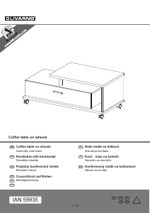 Manual de uso Livarno IAN 59935 Mesa de centro