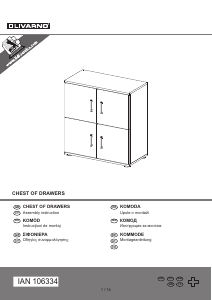 Hướng dẫn sử dụng Livarno IAN 106334 Tủ tường