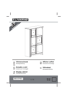 사용 설명서 Livarno IAN 87403 책장