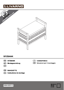 Hướng dẫn sử dụng Livarno IAN 60512 Băng ghế