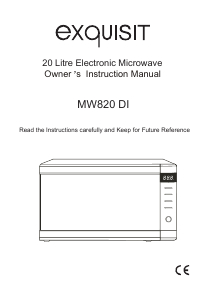 Bedienungsanleitung Exquisit MW820 DI Mikrowelle